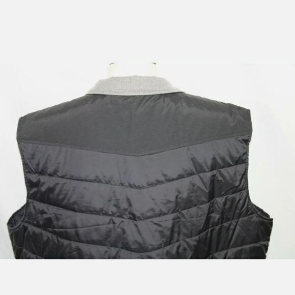 Woolrich Black Quilted 2X Mens Vest EUC - Picture 7 of 9
